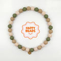 Forest Buddy Dog Necklace – Handmade Silicone Beads - Happy Beads