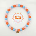 Happy Pebble Dog Necklace – Handmade Silicone Beads - Happy Beads