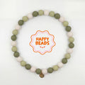 Matcha Walk Dog Necklace – Handmade Silicone Beads - Happy Beads