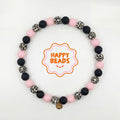 Soft Leopard Dog Necklace – Handmade Silicone Beads - Happy Beads