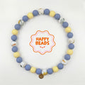 Sunny Bloom Dog Necklace – Handmade Silicone Beads - Happy Beads