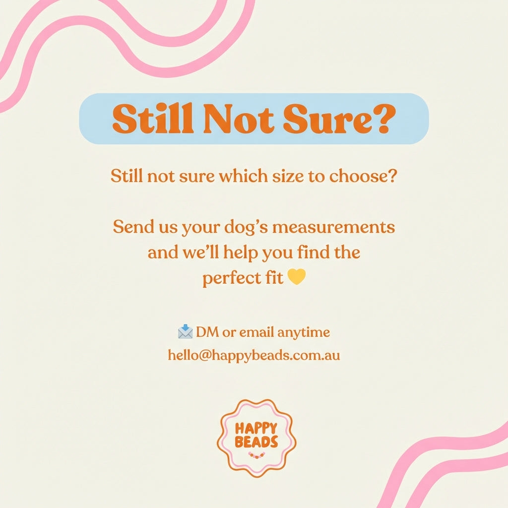 Honey Cream Dog Necklace – Handmade Silicone Beads - Happy Beads