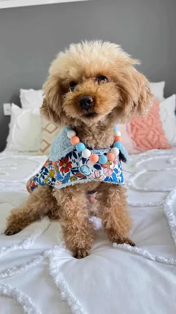 Kara wearing a Happy Beads necklace
